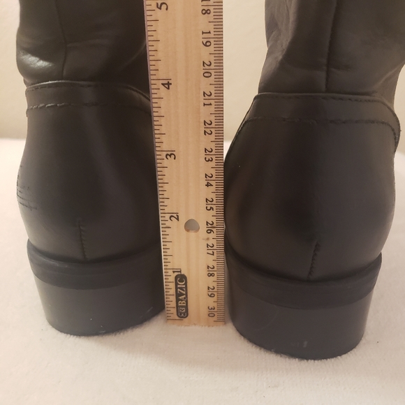 GBG Guess Lace up Boots sparkle on tongue zipper around boot combat, motor sz 8 - Picture 6 of 12